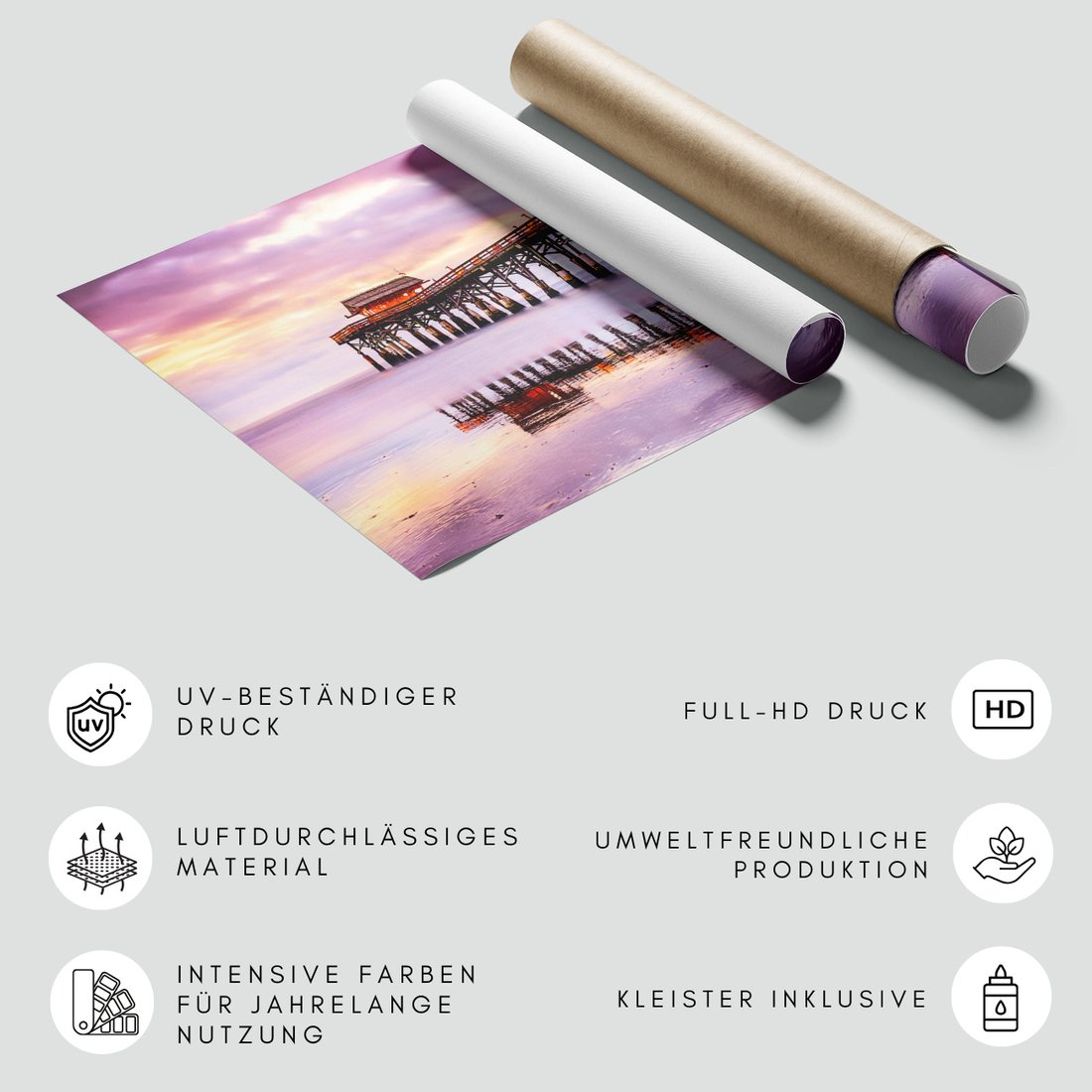 Fototapeta - plaża, morze, molo