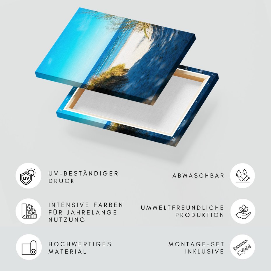 Obraz na płótnie - plaża, morze, piasek