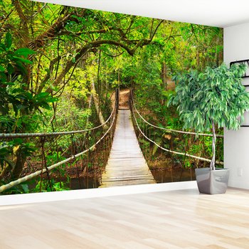 Fototapeta - las, most, natura