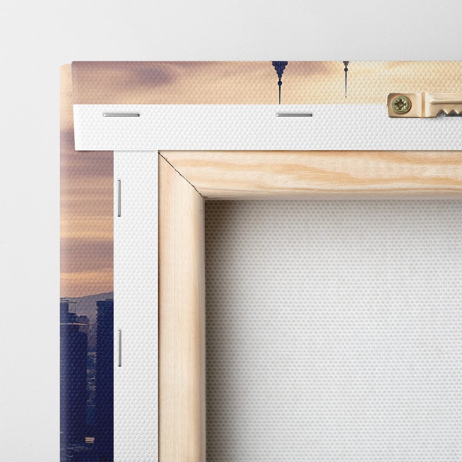 Obraz na płótnie - miasto, budynki, panorama