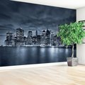 Fototapeta - miasto, noc, woda