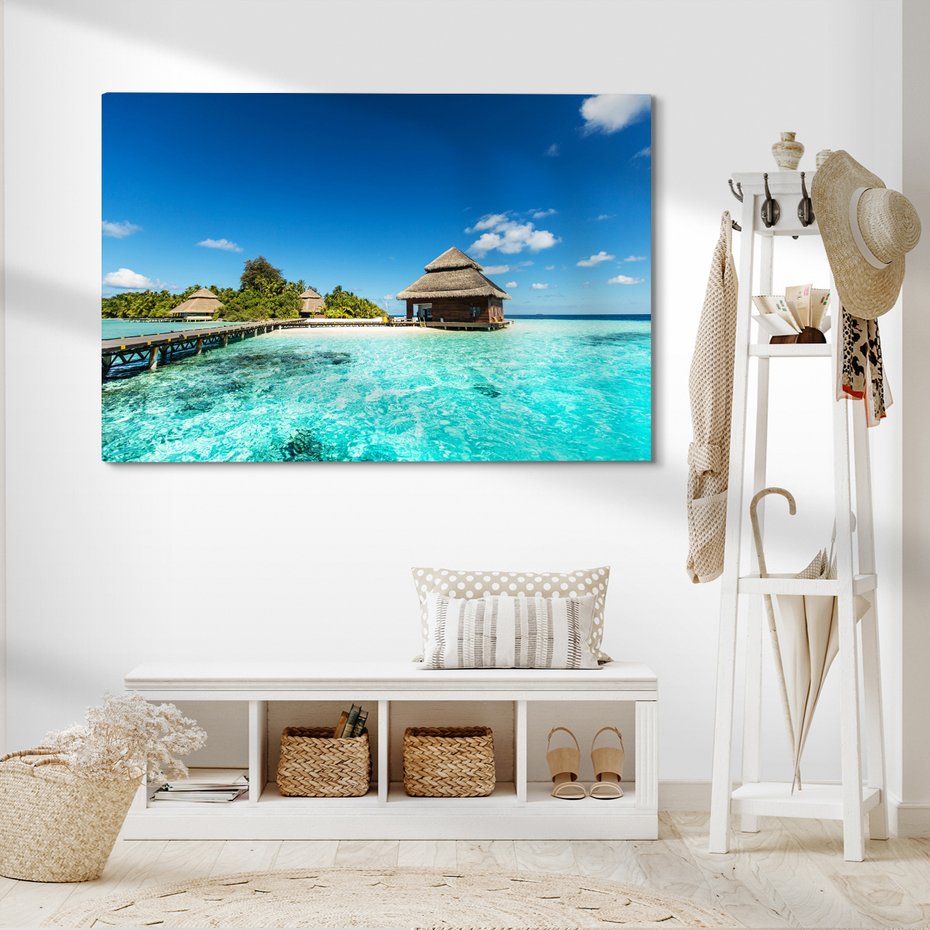 Obraz na płótnie - plaża, morze, turkus
