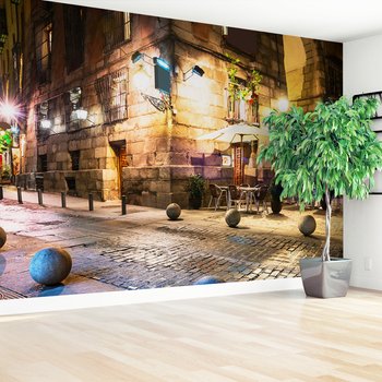 Fototapeta - ulica, miasto, noc