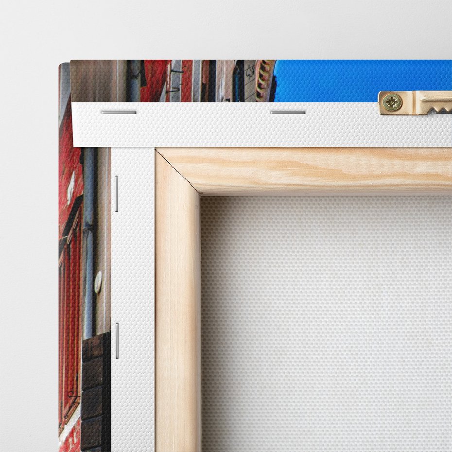 Obraz na płótnie - Wenecja, kanał, gondole