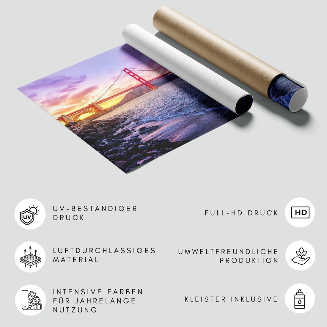 Fototapeta - most, woda, zachód słońca