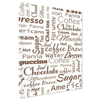 Obraz na płótnie - kawa, napoje, tło