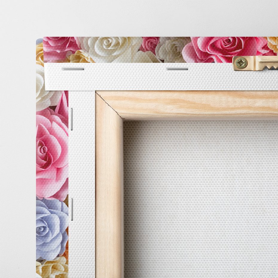 Obraz na płótnie - kwiaty, róże, pastelowe