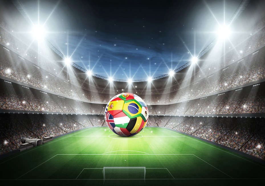 Fototapeta - piłka nożna, stadion, sport