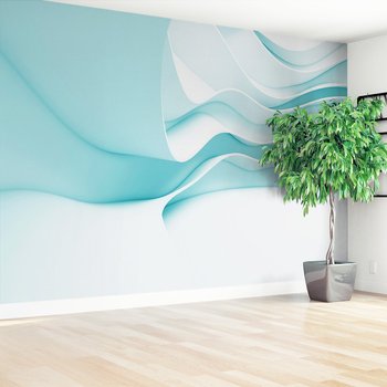 Fototapeta - abstrakcja, fale, jasne