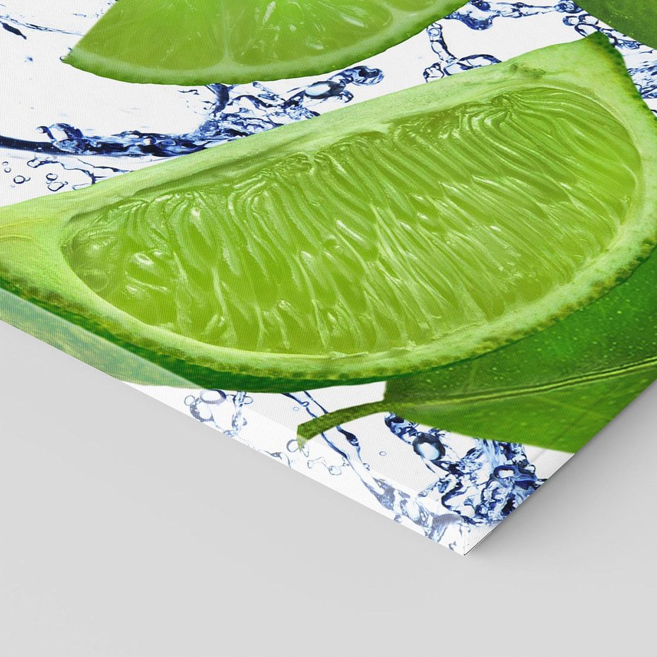 Obraz na płótnie - limonka, owoce, świeżość