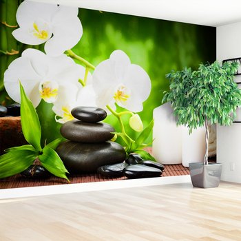 Fototapeta - spa, relaks, kwiaty