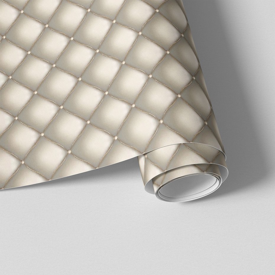 Tapeta - pikowanie, tapicerka, guziki