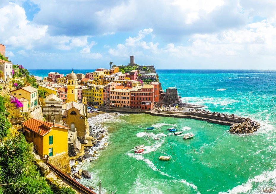 Fototapeta - miasto, morze, budynki