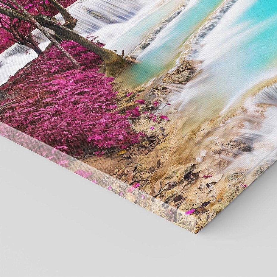 Obraz na płótnie - wodospad, natura, krajobraz