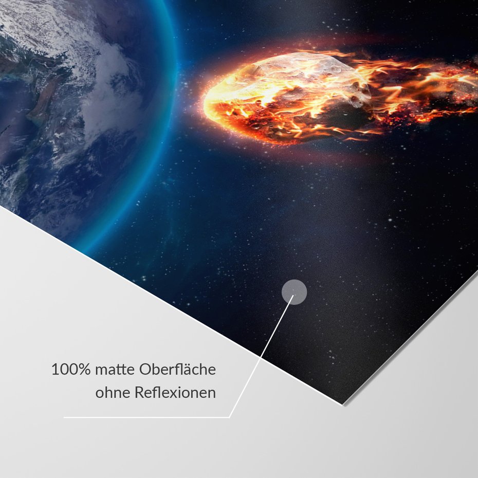 Fototapeta - kosmos, asteroida, ziemia