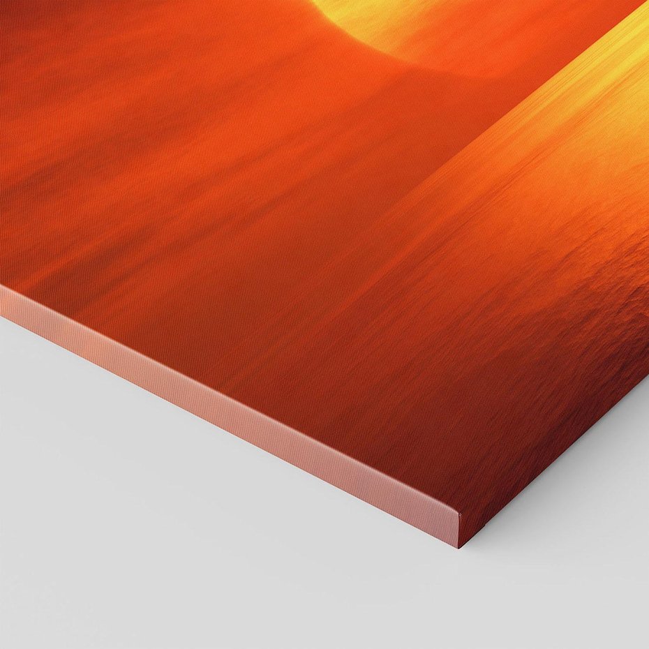 Obraz na płótnie - zachód słońca, morze, niebo