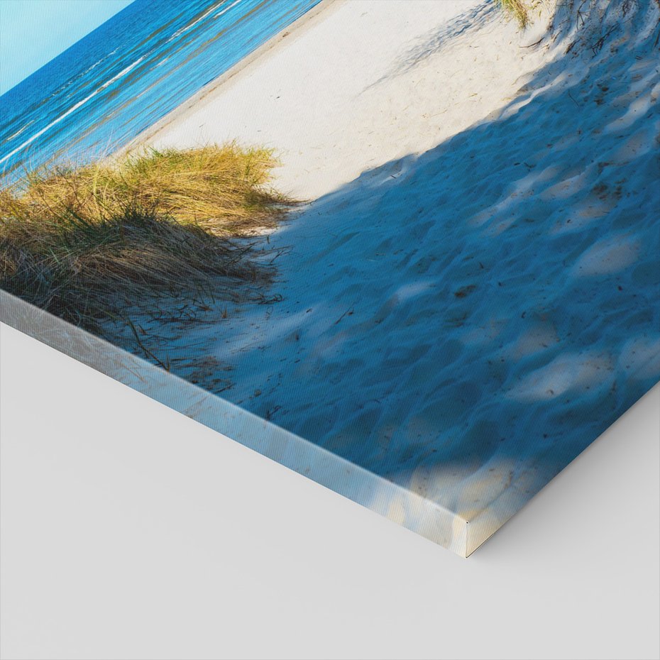 Obraz na płótnie - plaża, morze, piasek