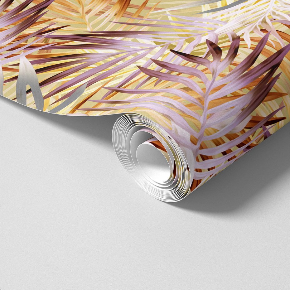 Tapeta - liście, wzór, abstrakcja