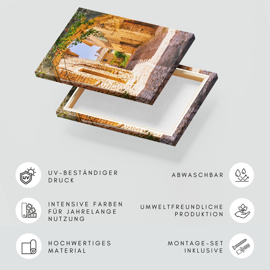 Obraz na płótnie - uliczka, miasto, kamień