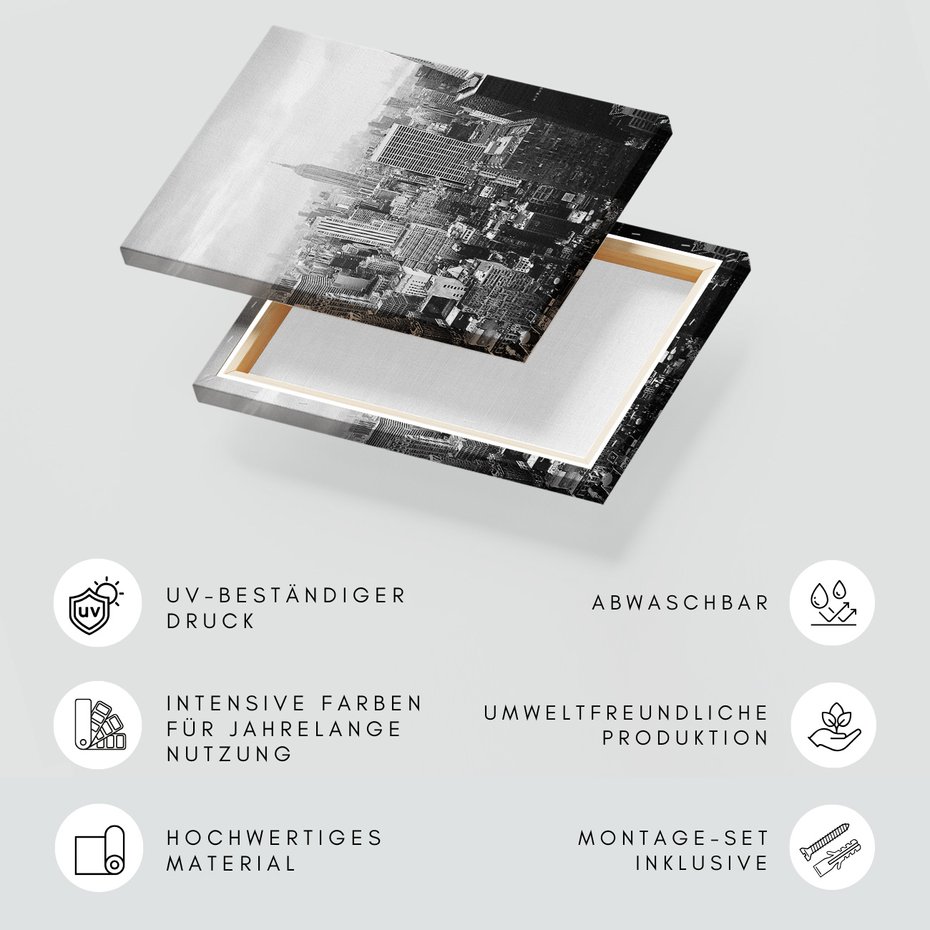 Obraz na płótnie - miasto, budynki, panorama