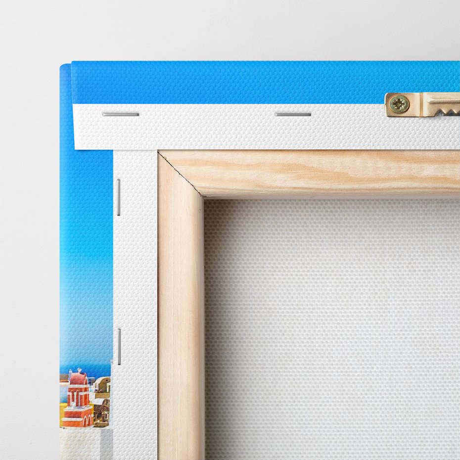 Obraz na płótnie - Grecja, Santorini, morze