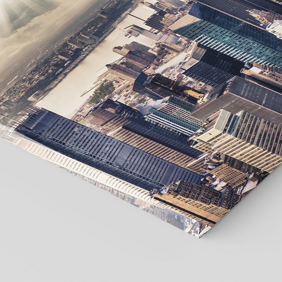 Obraz na płótnie - miasto, budynki, niebo