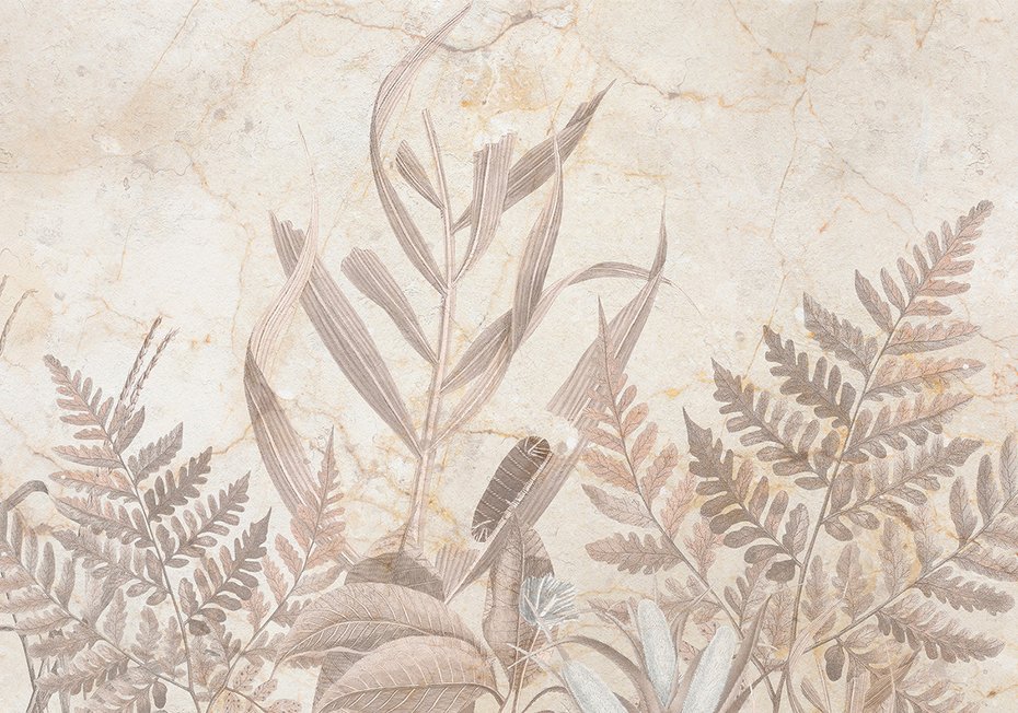 Fototapeta - loft, trawy, paprocie