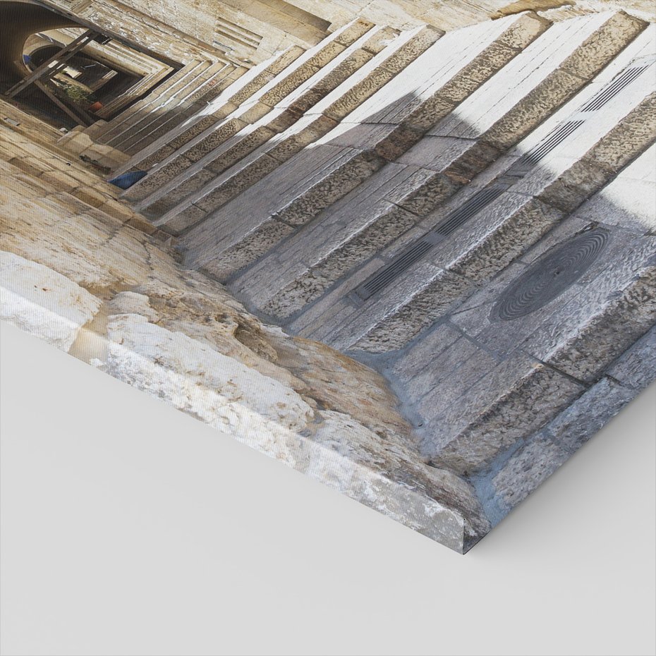 Obraz na płótnie - uliczka, schody, kamień