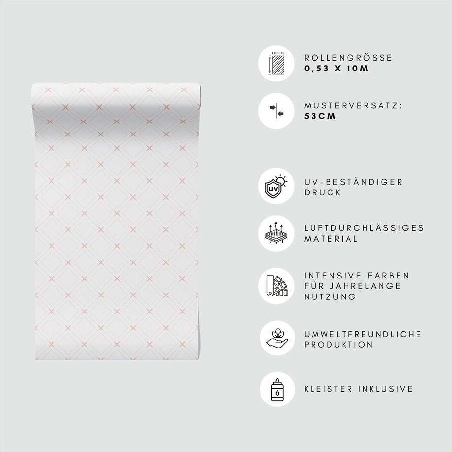 Tapeta - romby, linie, abstrakcja