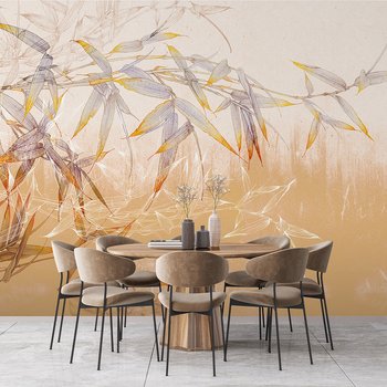 Fototapeta - loft, gałęzie, trawy