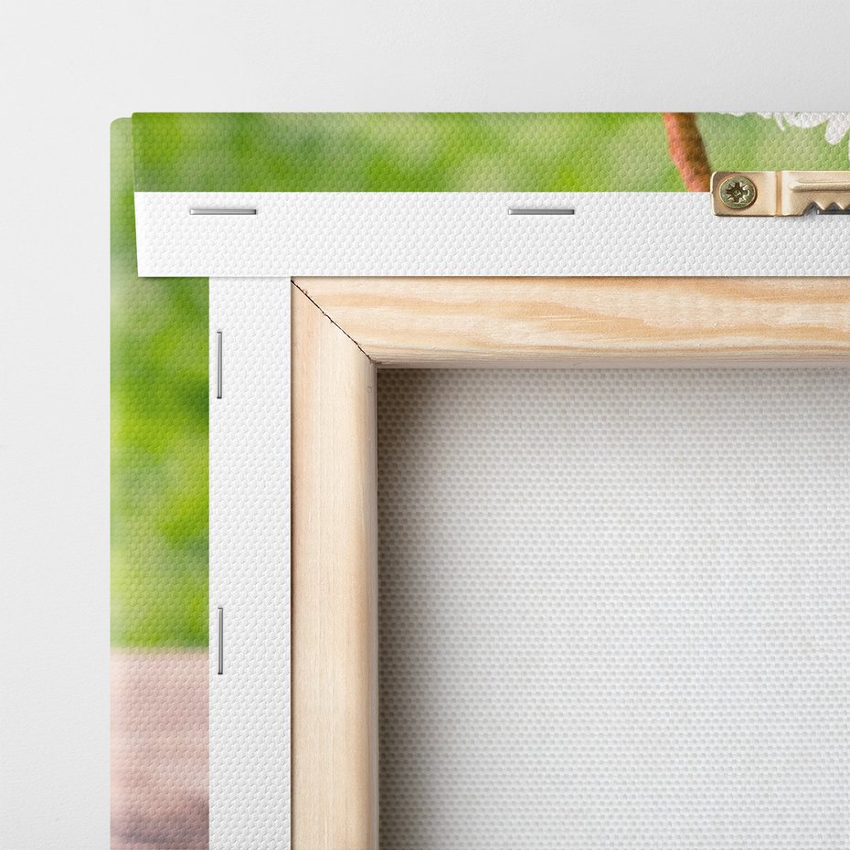 Obraz na płótnie - kwiaty, koszyk, natura