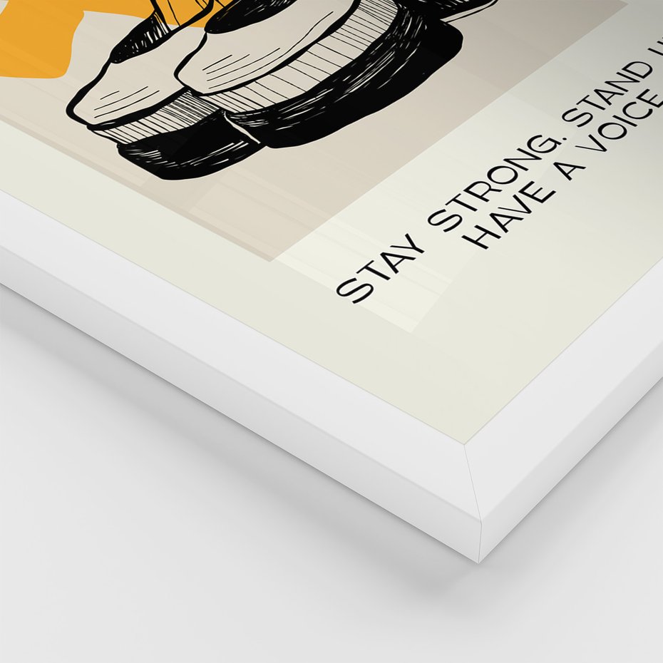 Zestaw obrazy w ramie, plakaty - kobiety, buty, moda - rama biała