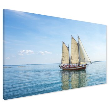Obraz na płótnie - żaglówka, morze, woda