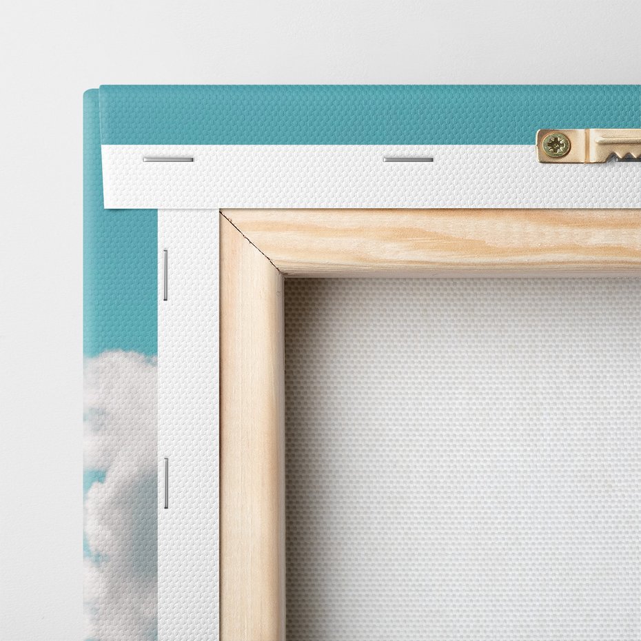 Obraz na płótnie - palmy, plaża, morze