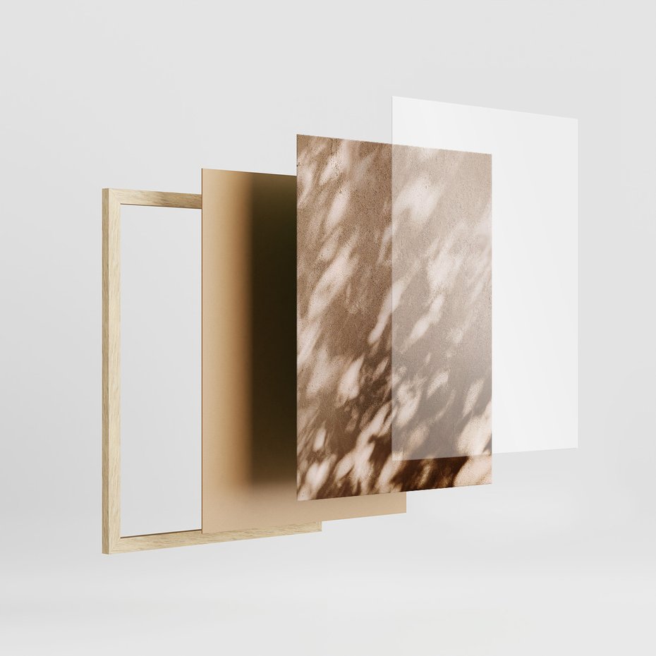 Zestaw obrazy w ramie, plakaty - kawa, napój, tekst - rama drewno