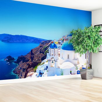 Fototapeta - Santorini, Grecja, morze