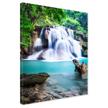 Obraz na płótnie - wodospad, natura, krajobraz