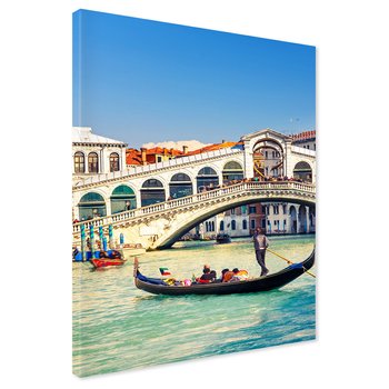 Obraz na płótnie - Wenecja, gondola, most