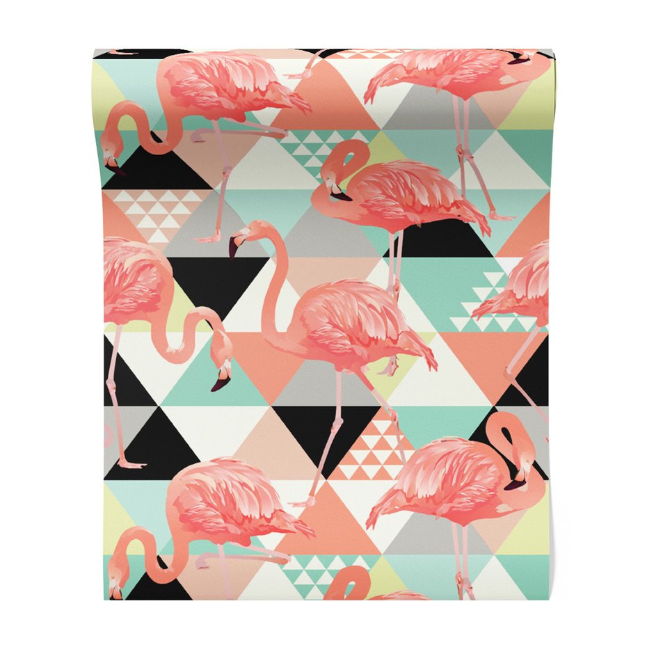 Tapeta - flaming, trójkąt, tło