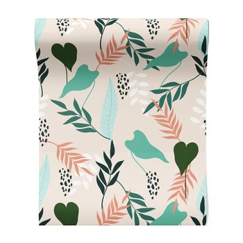 Tapeta - liście, gałązki, abstrakcja