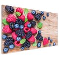 Obraz na płótnie - owoce, jagody, maliny