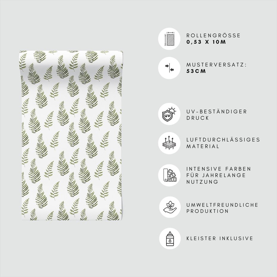 Tapeta - liście, paproć, natura