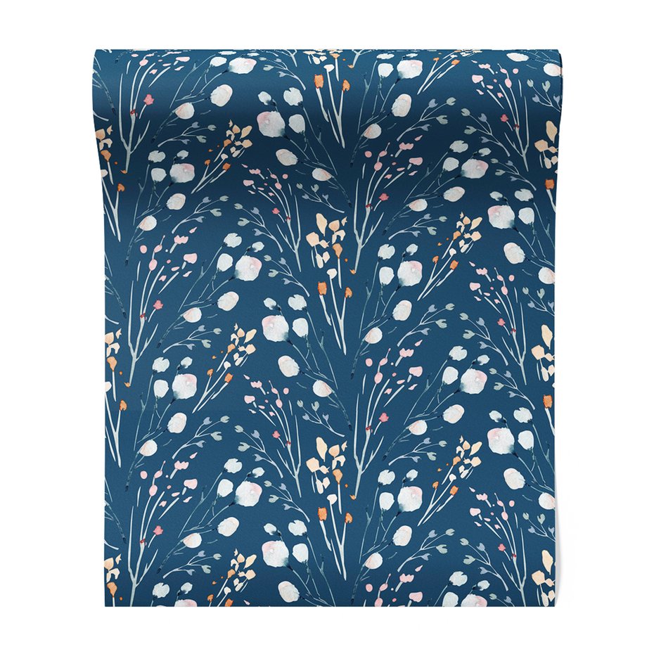 Tapeta - kwiaty, gałązki, natura