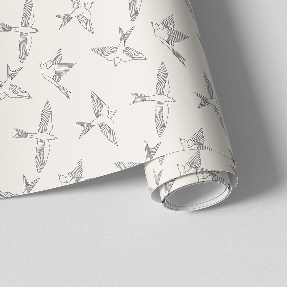 Tapeta - ptaki, wzór, tapeta