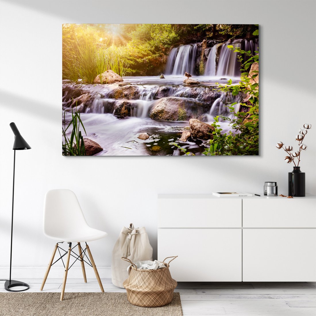 Obraz na płótnie - wodospad, natura, woda