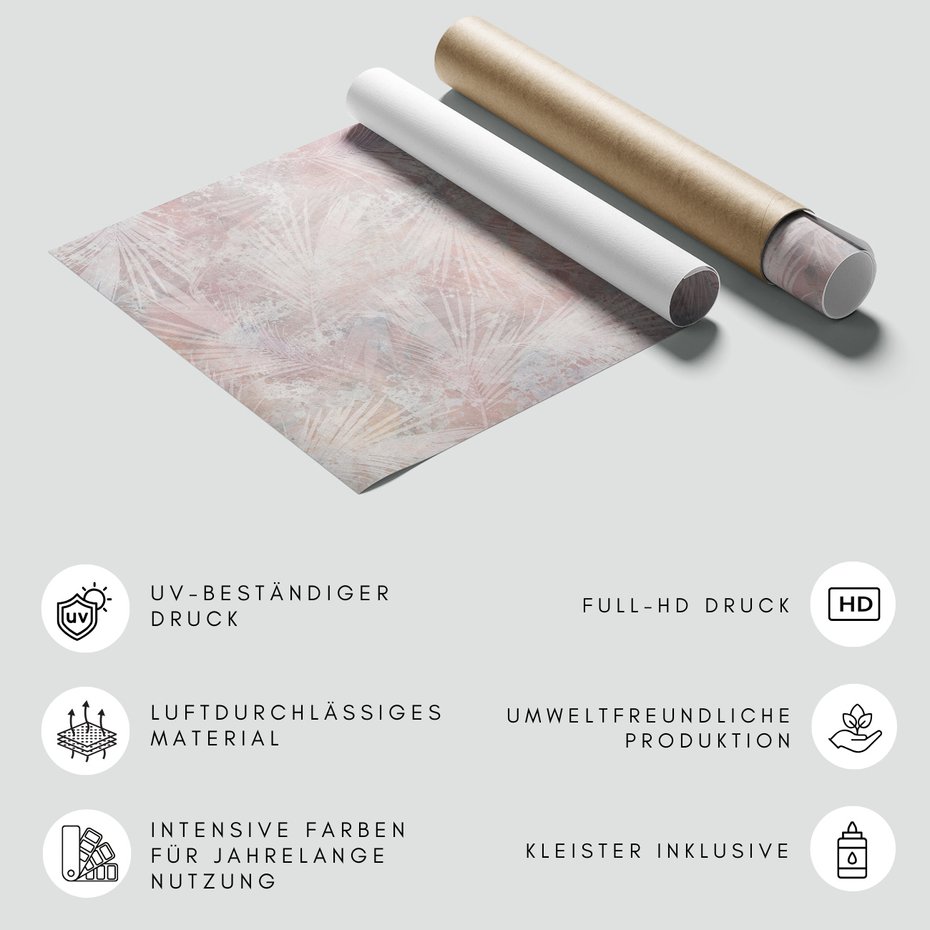 Fototapeta - loft, palmy, liście