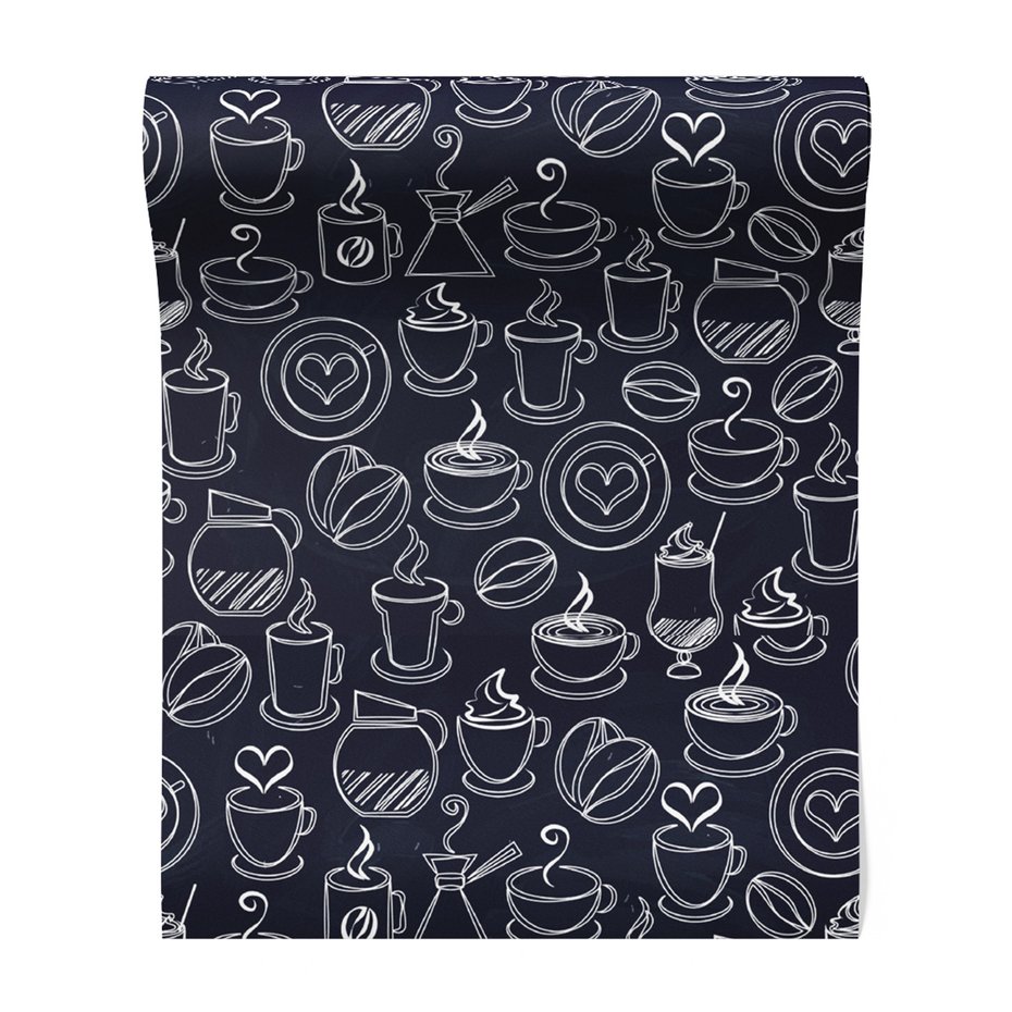 Tapeta - kawa, filiżanka, ziarno