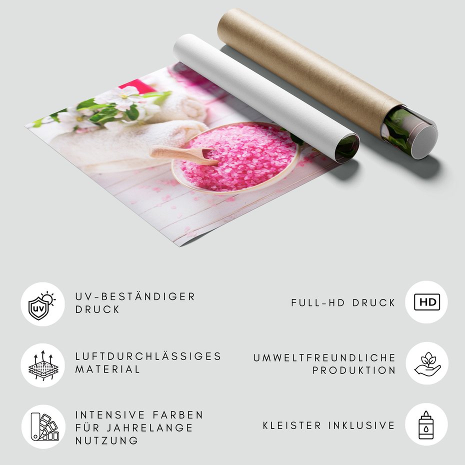 Fototapeta - spa, relaks, kwiaty