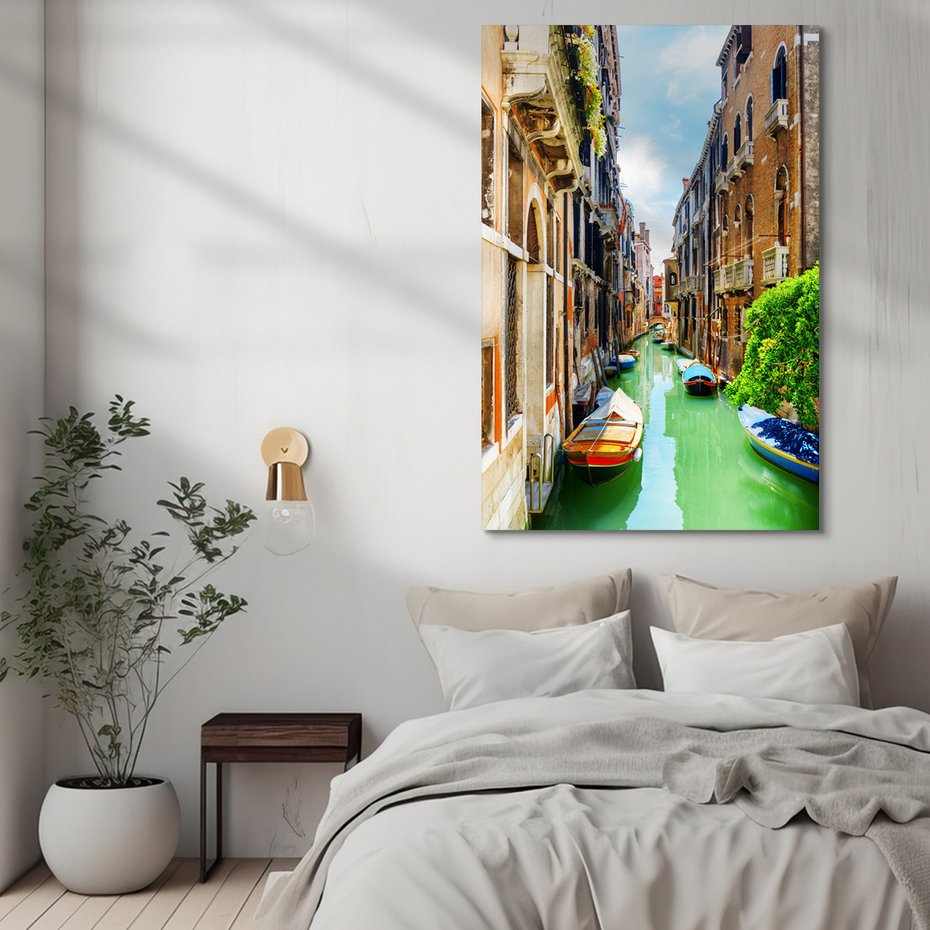 Obraz na płótnie - Wenecja, kanał, miasto