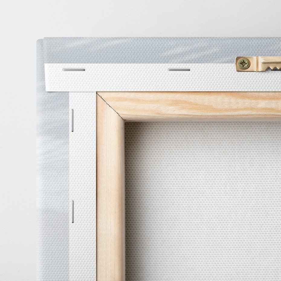 Obraz na płótnie - jezioro, góry, łódka